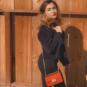 ❤️ Red small quilted  bag